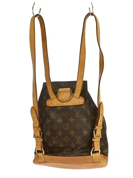Best05 LOUIS VUITTON MONTSOURIS MM BACKPACK BAG MONOGRAM main image 4